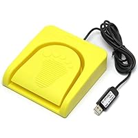 USBフットペダル RI-FP1DXG グレー RI-FP1MG メカニカルスイッチ搭載 USBフットペダルスイッチ 1